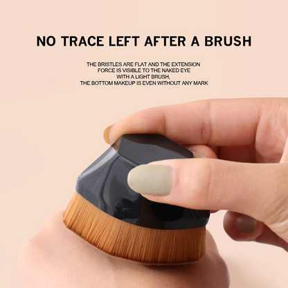 INHAK Petal Foundation Brush Flat Top Makeup Brush with Box – Soft Dense Bristles for Liquid & Cream Foundation