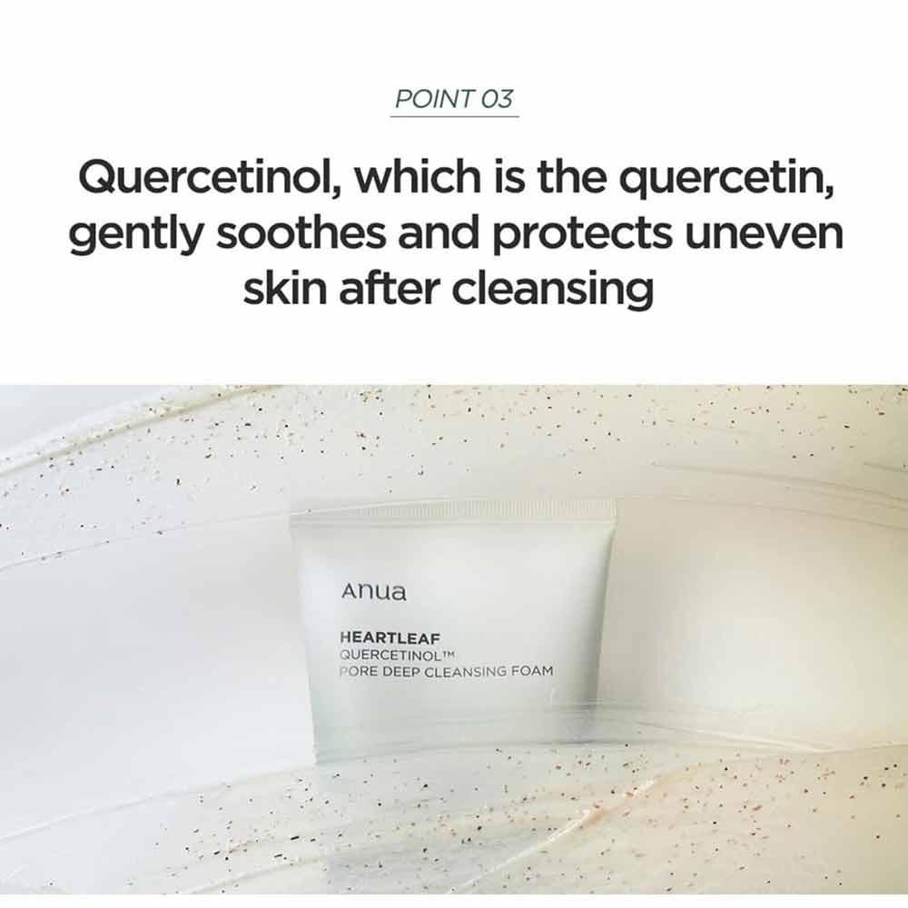 Anua Heartleaf Quercetinol Pore Deep Cleansing Foam 150ml