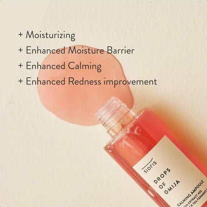 sioris Drops Of Omija Calming Ampoule 35ml/1.1 Oz 45% Organic Omija & 5% Kombucha, Calming