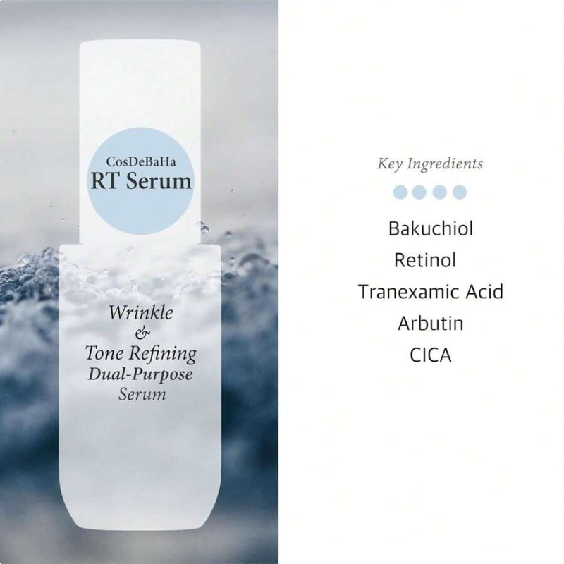 Cos De BAHA Retinol & Tranexamic Acid Radiance Boost Facial Serum 30ml