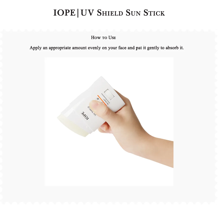 IOPE UV Shield Sun Stick SPF 50+ PA++++ 20g