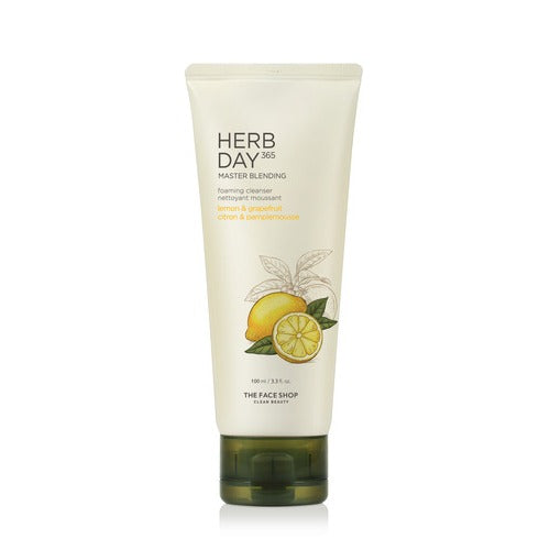 THEFACESHOP Herb Day 365 Master Blending Foaming Cleanser 170ml/100ml