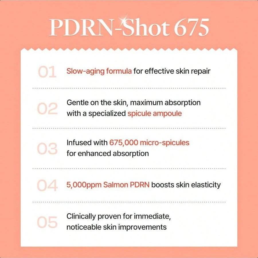COSNORI Pdrn-Shot 675 ,  Facial Serum 50ml/1.69oz