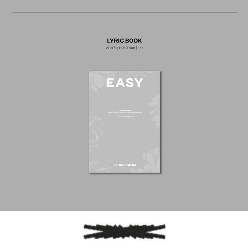 LE SSERAFIM 3rd Mini Album 'EASY'