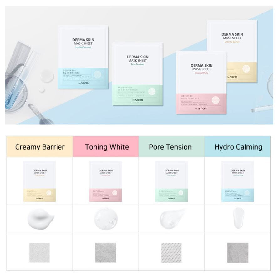 [the SAEM] Derma Skin Mask Sheet 10+10