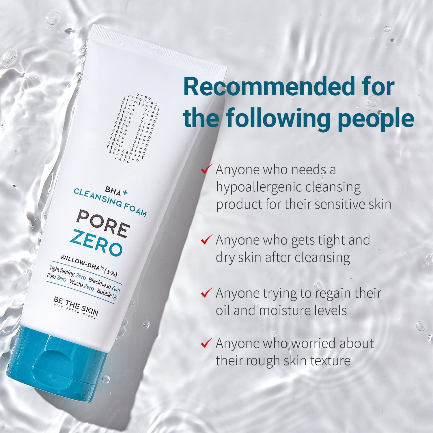 [Be the Skin] BHA+ Pore Zero Cleansing Foam