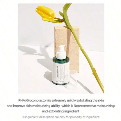 KLAVUU Green Pearlsation Pha Calming Serum 120ml/4.1oz | Mild Exfoliating Serum Infused With Polyhydroxy Acid (Pha) | Contains Tea Tree