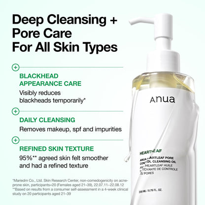 ANUA Heartleaf Pore Control Cleansing Oil 200ml
