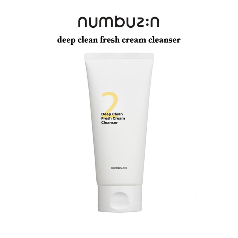 [100% Original] Numbuzin No.2 Deep Clean Fresh Cream Cleanser 120ml