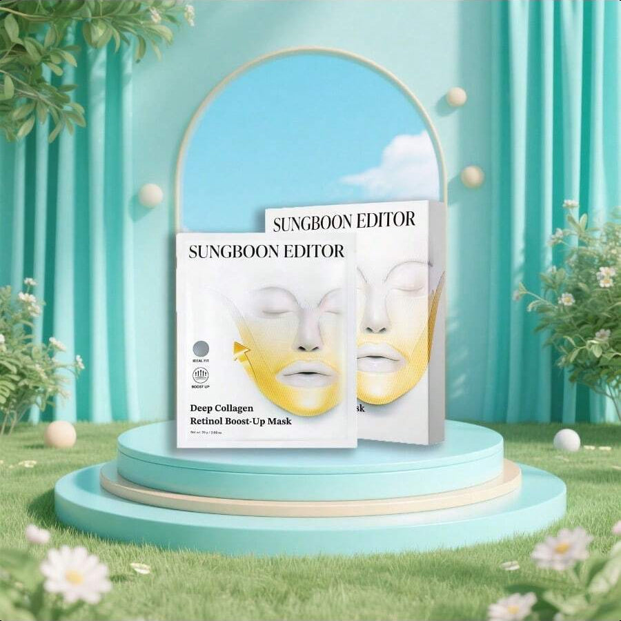 SUNGBOON EDITOR Deep Collagen Retinol Tension Boost Up Mask 25g/0.88 Oz(4ea)