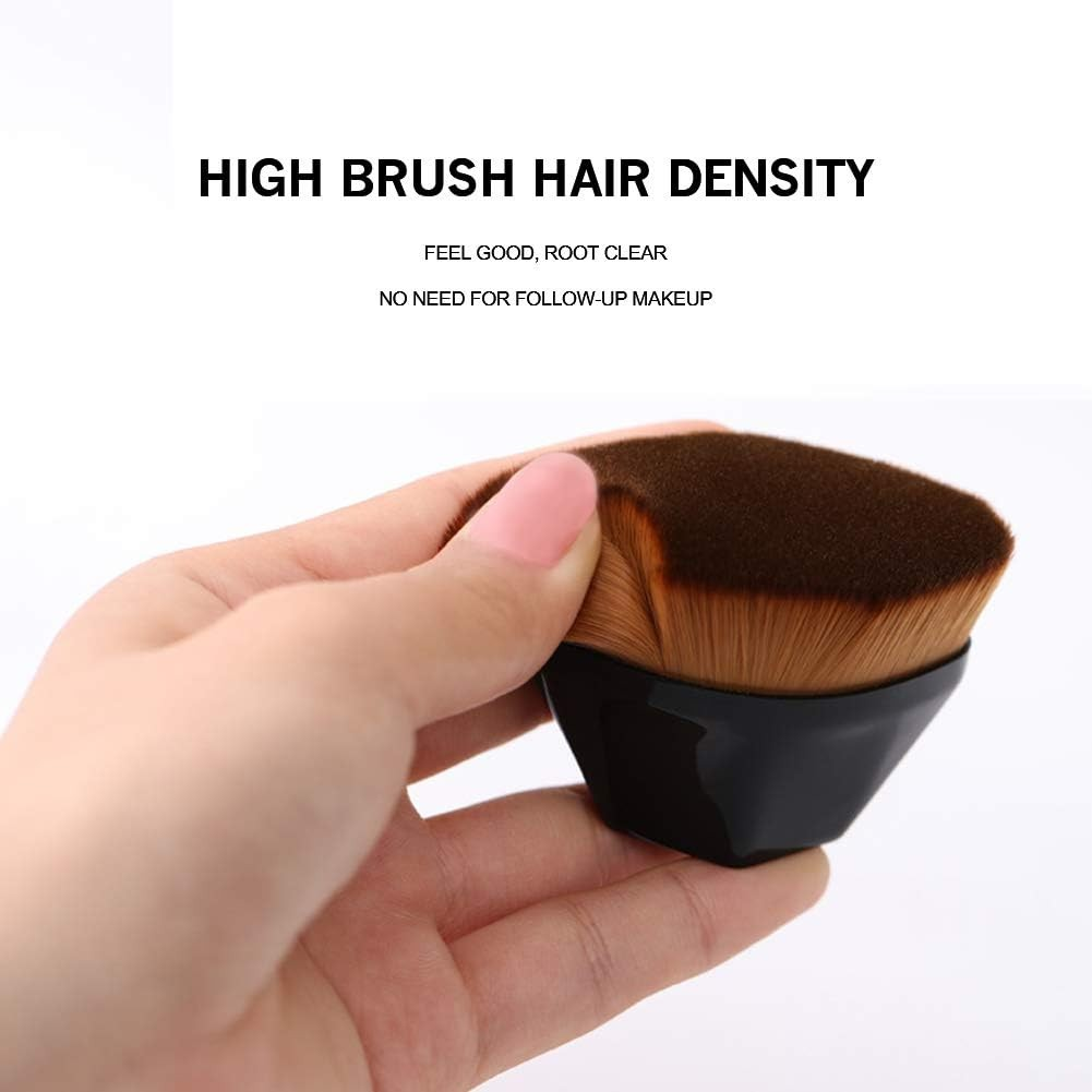 INHAK Petal Foundation Brush Flat Top Makeup Brush with Box – Soft Dense Bristles for Liquid & Cream Foundation