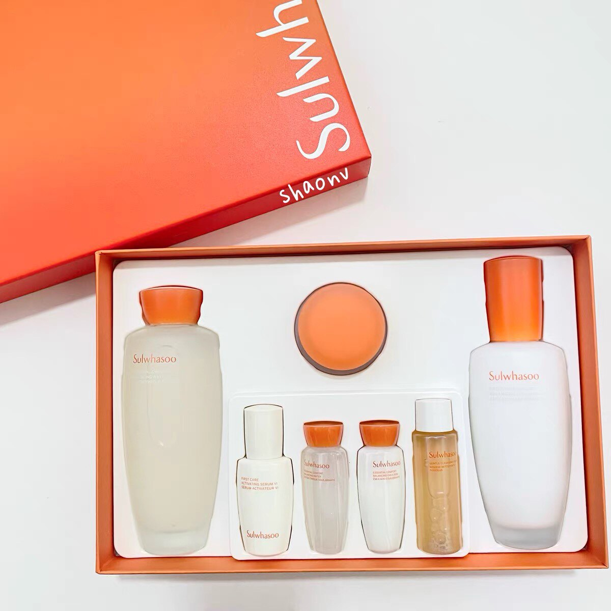 SULWHASOO Essential Comfort Daily Routine (6 Items) Skin Care Set ...