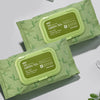 TONYMOLY The Chok Chok Green Tea No-Wash Cleansing Tissue Set 100 Sheets 2 Packs