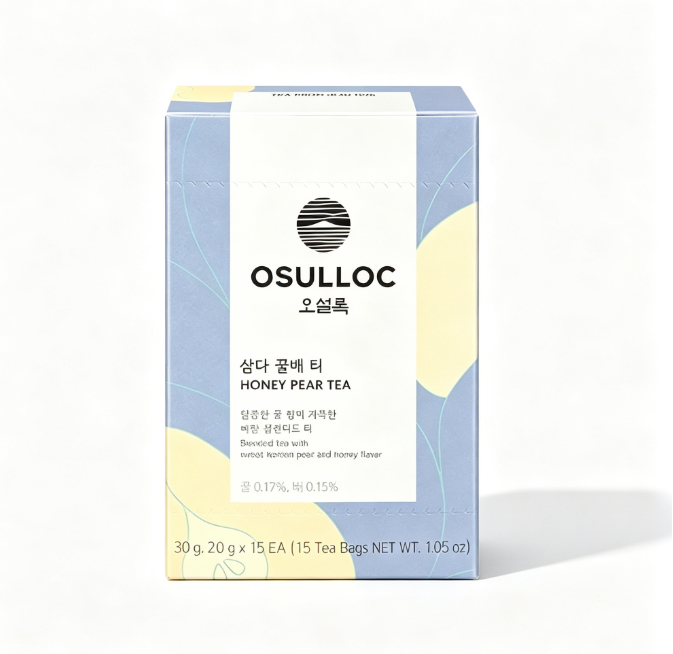 OSULLOC Honey Pear Tea 15 Tea Bags
