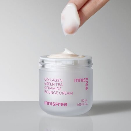 Innisfree Collagen Green Tea Ceramide Bounce Cream 50ml