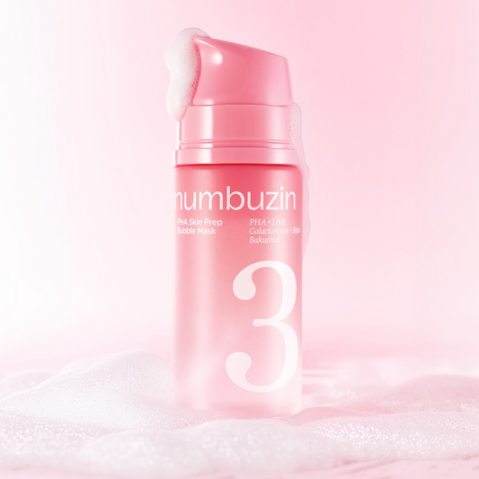 Numbuzin No.3 Smooth Texture PHA Prep Bubble Pack 90ml