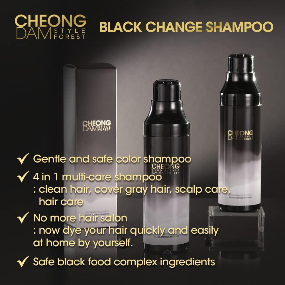 CHEONGDAM Black Change Shampoo Dark Brown / Natural Brown 200ml