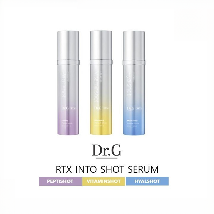 DR.G RTX INTO SHOT SERUM (PEPTISHOT, VITAMINSHOT, HYALSHOT) 50ML