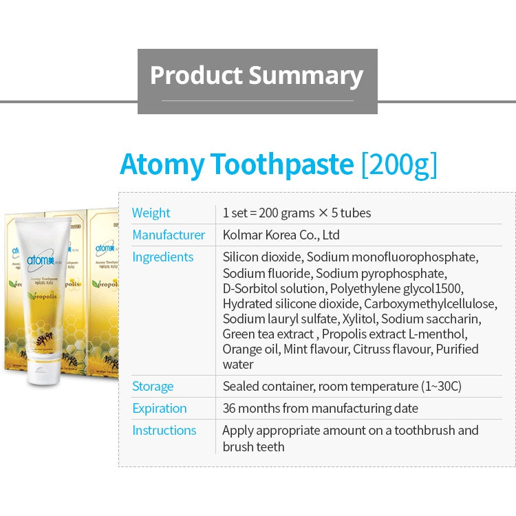 Atomy Propolis Toothpaste 200g