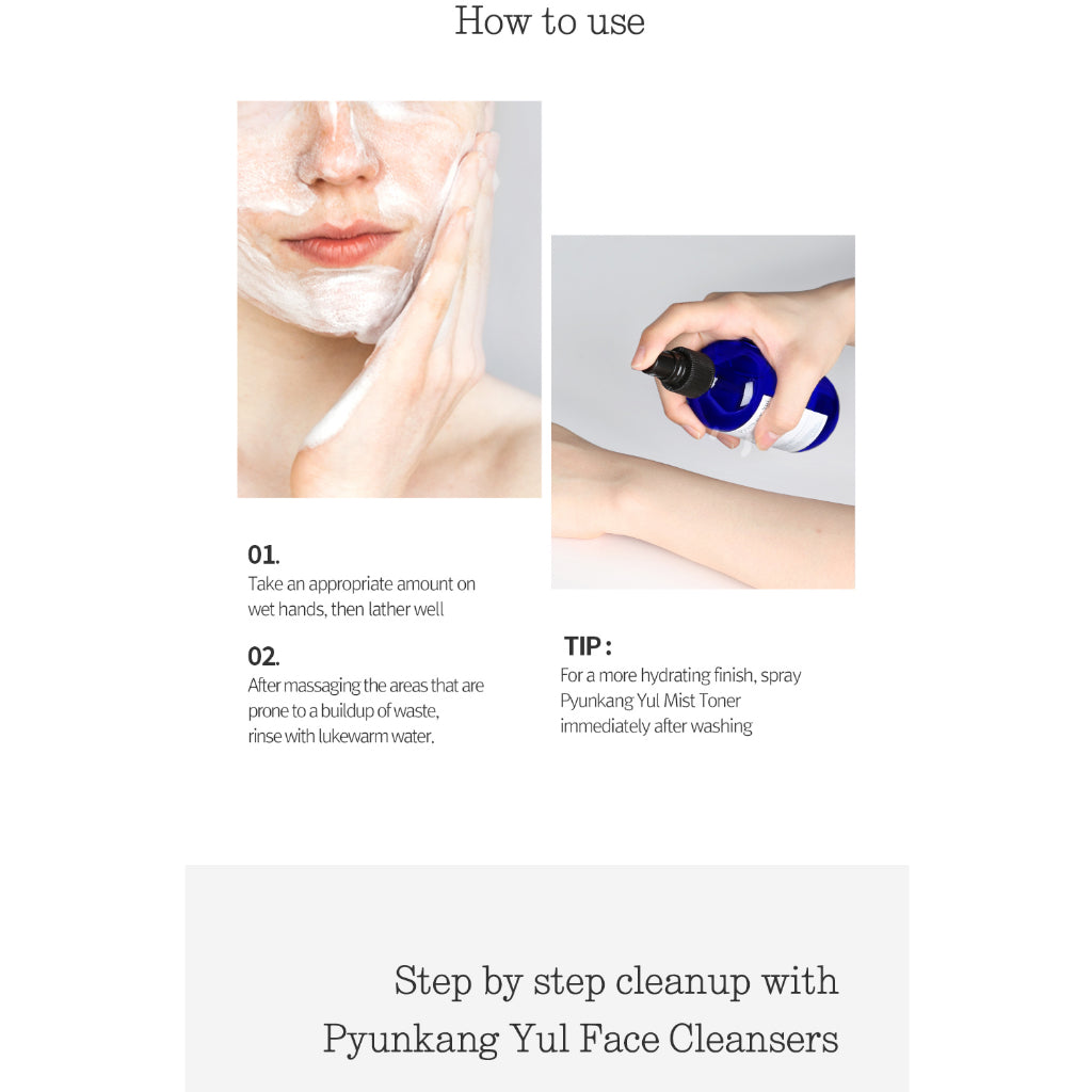 [Pyunkang Yul] Low pH Pore Deep Cleansing Foam 100ml