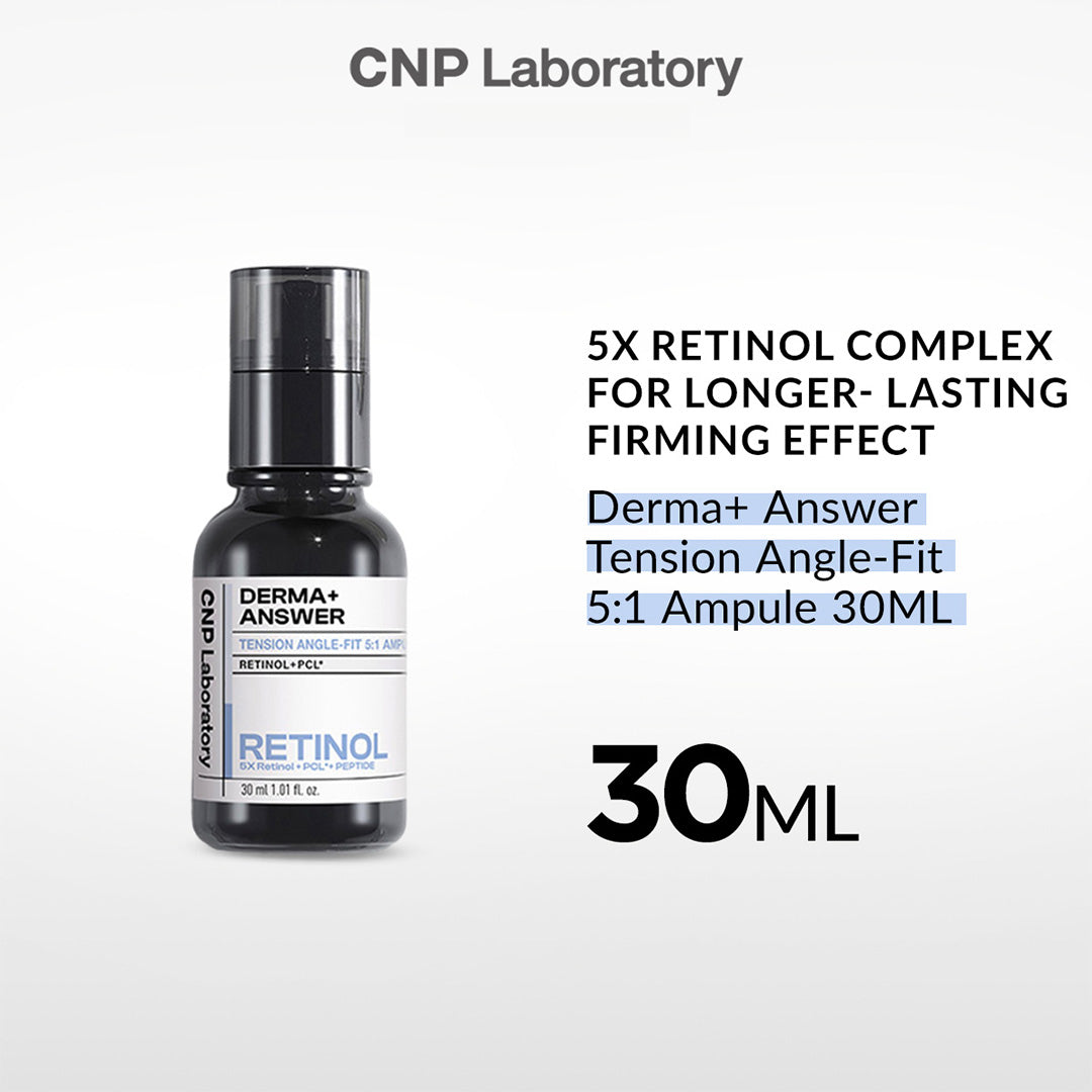 CNP Derma+ Answer Tension Angle-fit 5:1 Retinol Ampule-Regeneration, Tightening, Anti-Ageing