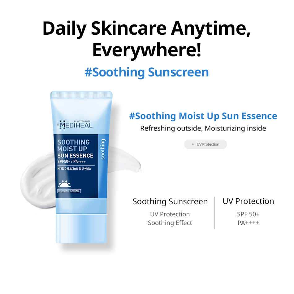 MEDIHEAL Soothing Moist Up Sun Essence SPF 50+ /PA++++