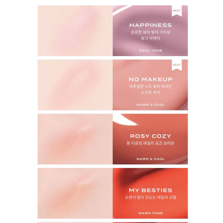 FEEV Hyper-Fit Color Serum Mini 10ml 2 COLORS Blush VEGAN