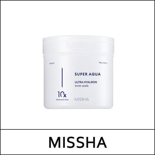 MISSHA スーパーアクアウルトラヒアロロン トナーパッド 180g (90枚)