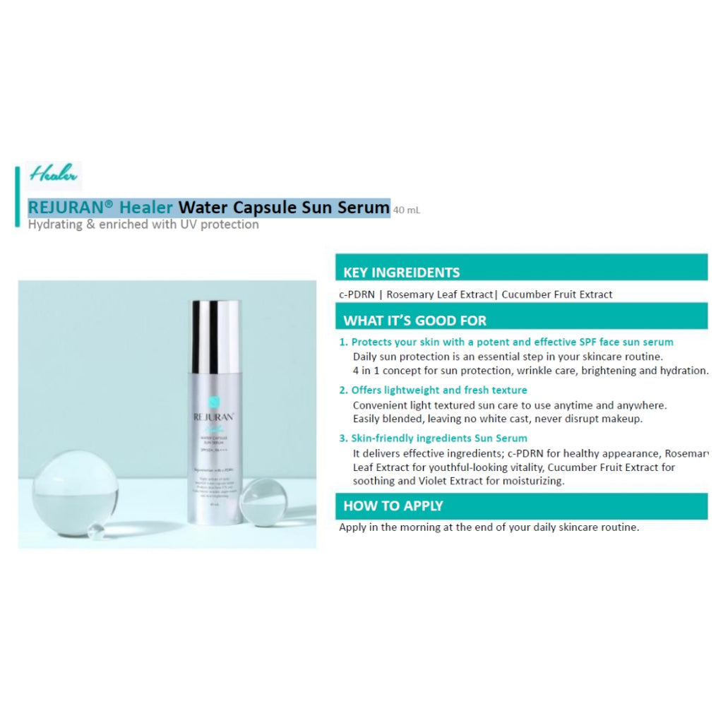 [REJURAN]40ml <KOREA Premium Brand>UV Protection cream SPF50+ Water Capsule Sun Serum KOREA cosmetics