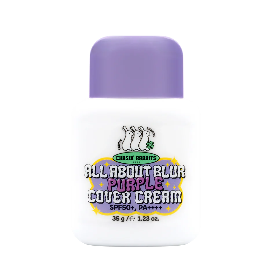 Chasin Rabbits All About Blur Purple Cover Cream SFP50+PA++++ 35g