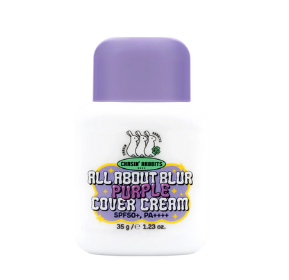 Chasin Rabbits All About Blur Purple Cover Cream SFP50+PA++++ 35g