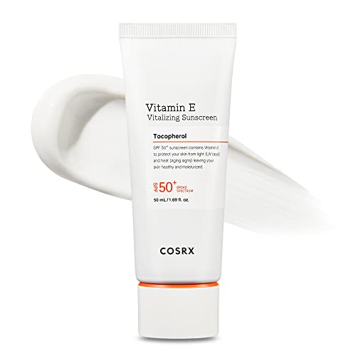 CosRx、ビタミン E、バイタライジング サンスクリーン、SPF 値 50+、50ml (1.69 液量オンス)