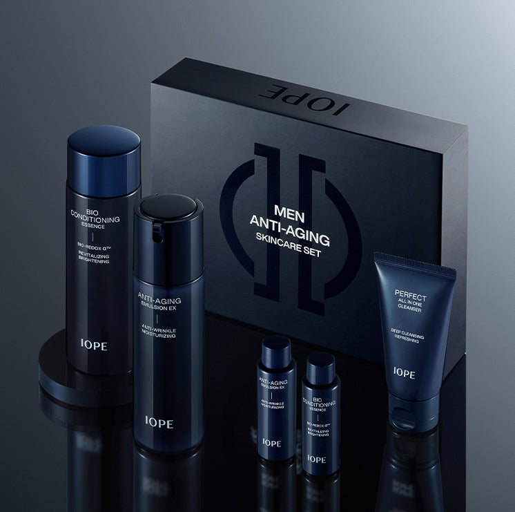 New IOPE MEN BIO Anti-Aging Skin care Duo Set