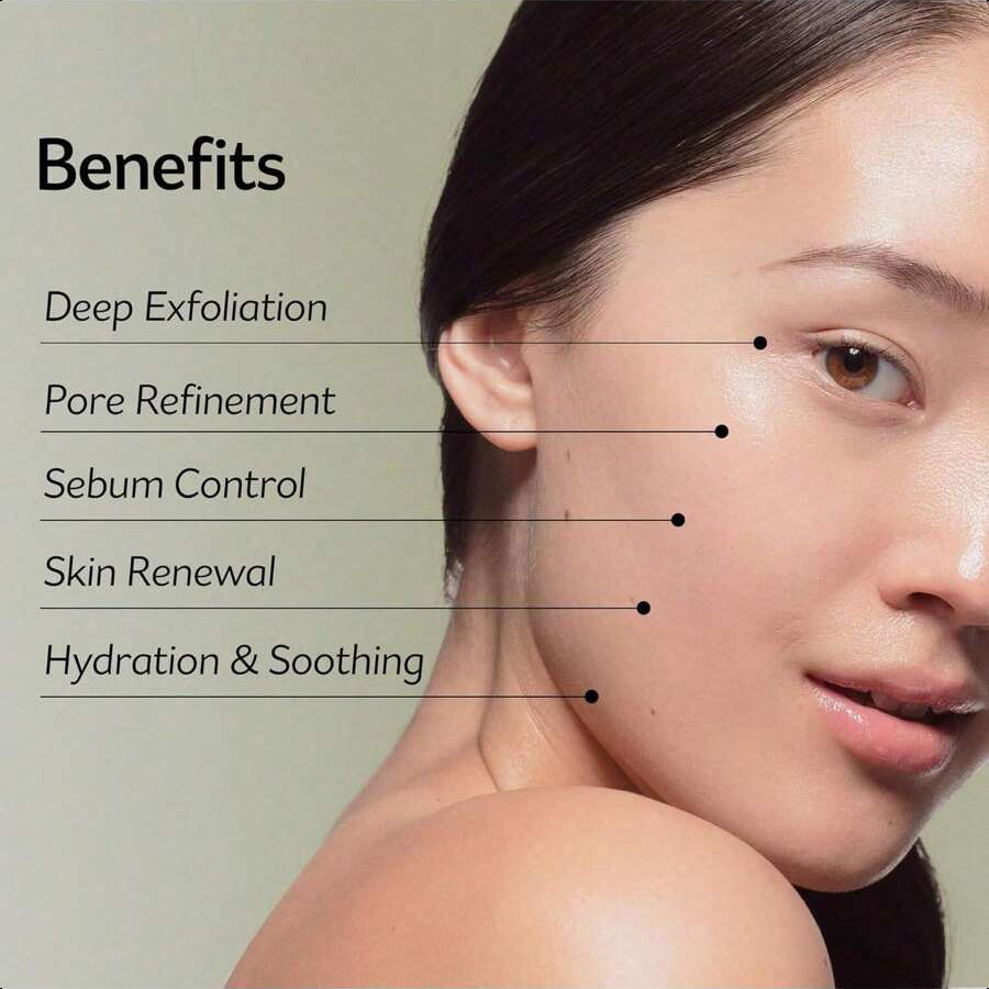 PESTLO Spicule Re-Born Exfoliating Peeling Mask 4.23 Oz./120ml - Gentle Exfoliation, Nourishing, Hydrating, Sebum Control, Soothing, Radiant Skin, Pore Tightening, All Skin Types