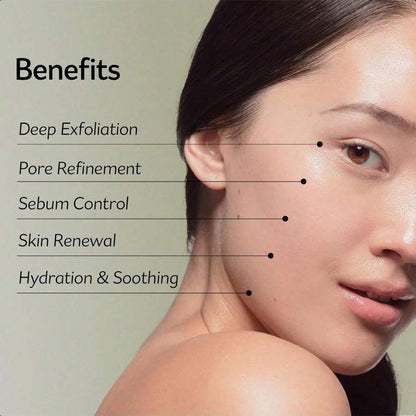 PESTLO Spicule Re-Born Exfoliating Peeling Mask 4.23 Oz./120ml - Gentle Exfoliation, Nourishing, Hydrating, Sebum Control, Soothing, Radiant Skin, Pore Tightening, All Skin Types