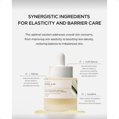 SKIN1004Madagascar Centella Retinol 0.2 Boosting Shot Ampoule 30mL