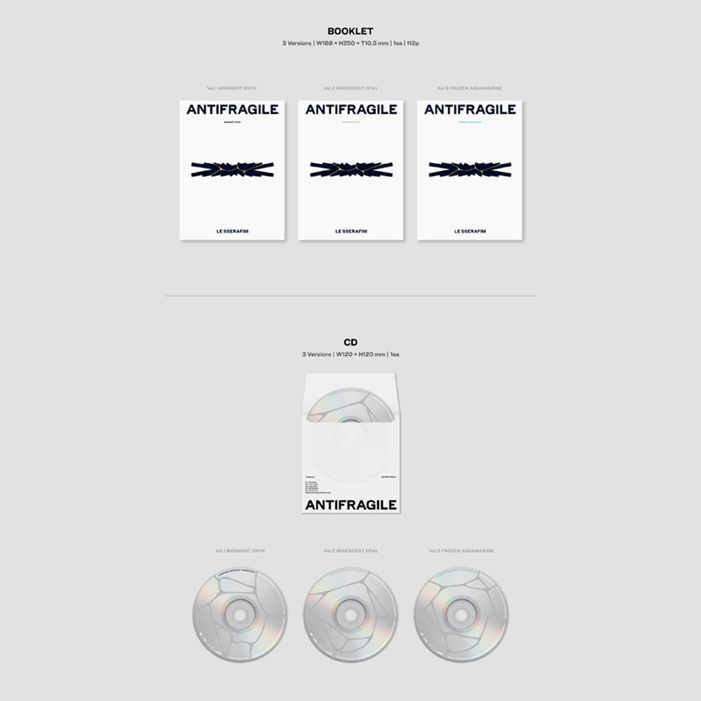 LE SSERAFIM 2nd Mini Album [ANTIFRAGILE] Incl. Synnara Gift