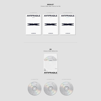 LE SSERAFIM 2nd Mini Album [ANTIFRAGILE] Incl. Synnara Gift