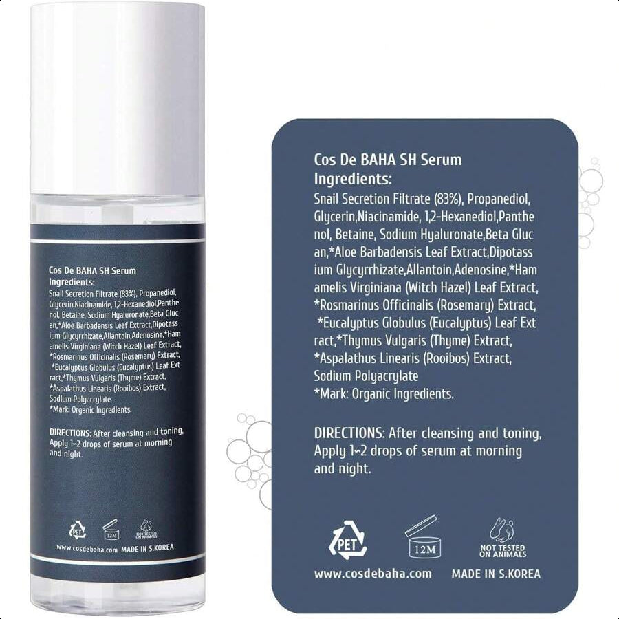 Cos De BAHA Snail Repair Intensive Facial Serum 120ml