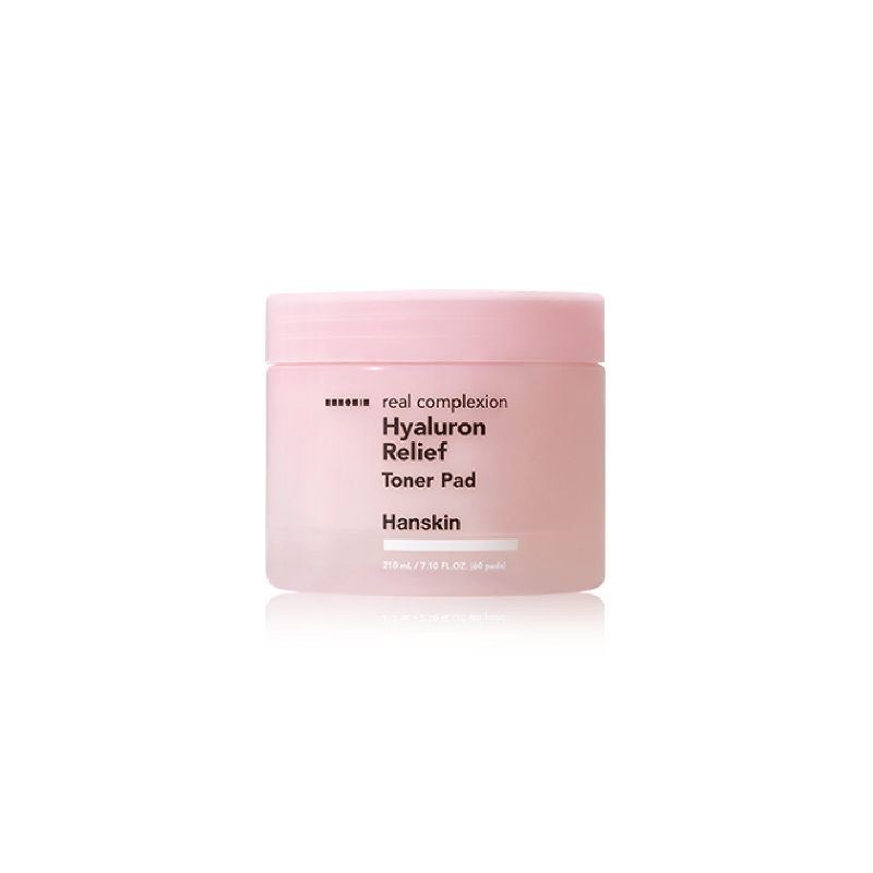 Hanskin Real Complexion Hyaluron Relief Toner Pad 60Pads 210ml (7.1oz)