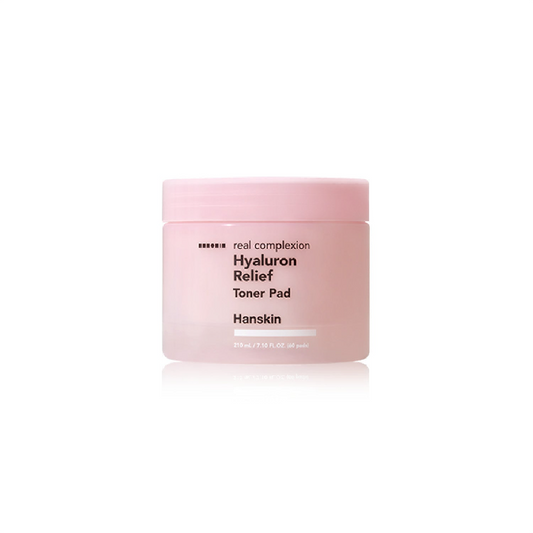 Hanskin Real Complexion Hyaluron Relief Toner Pad 60Pads 210ml (7.1oz)