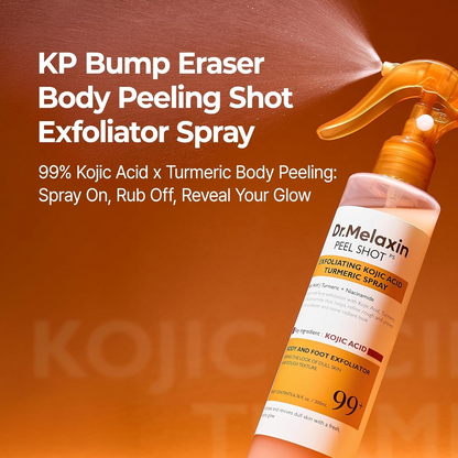 Dr.Melaxin Peel Shot Kojic Acid Turmeric Body Exfoliator Spray 200ml