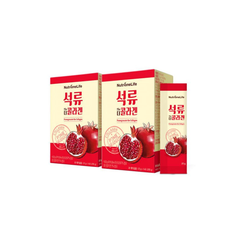 NUTRIONE Pomegranate Collagen Jelly (20g X 14 Sticks) -1 BOX