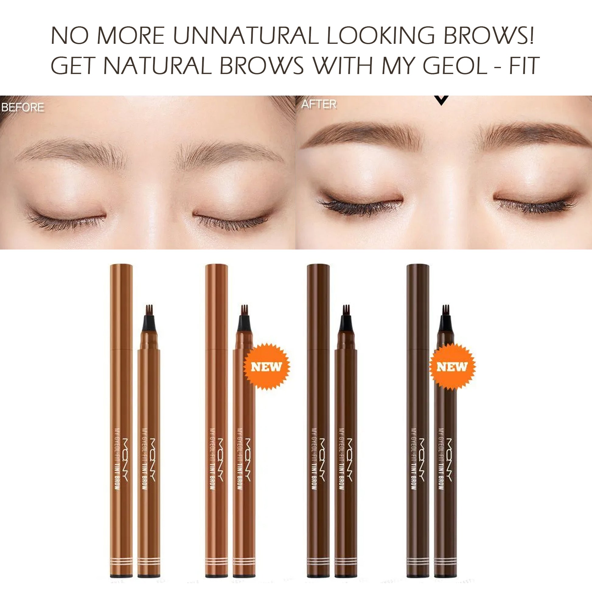 MacQueen New York  My Gyeol Fit Tint Brow 4 Colors, MQNY My Gyeol-Fit Tint Brow / NEWYORK