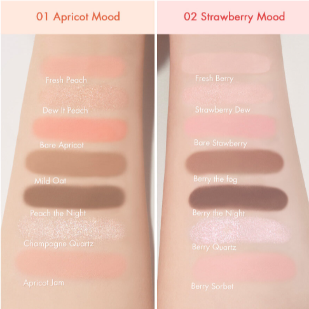 [ROM&ND] Bare Layer Palette 2 colors Romand Eye palette