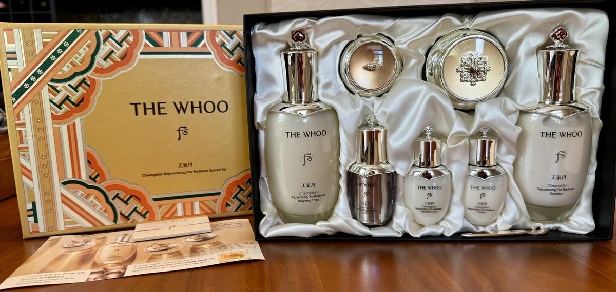 The history of Whoo Cheongidan 7pcs Special Set Duty free version