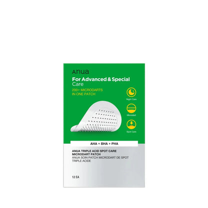 Anua Triple Acid Spot Care Microdart Patch 12ea