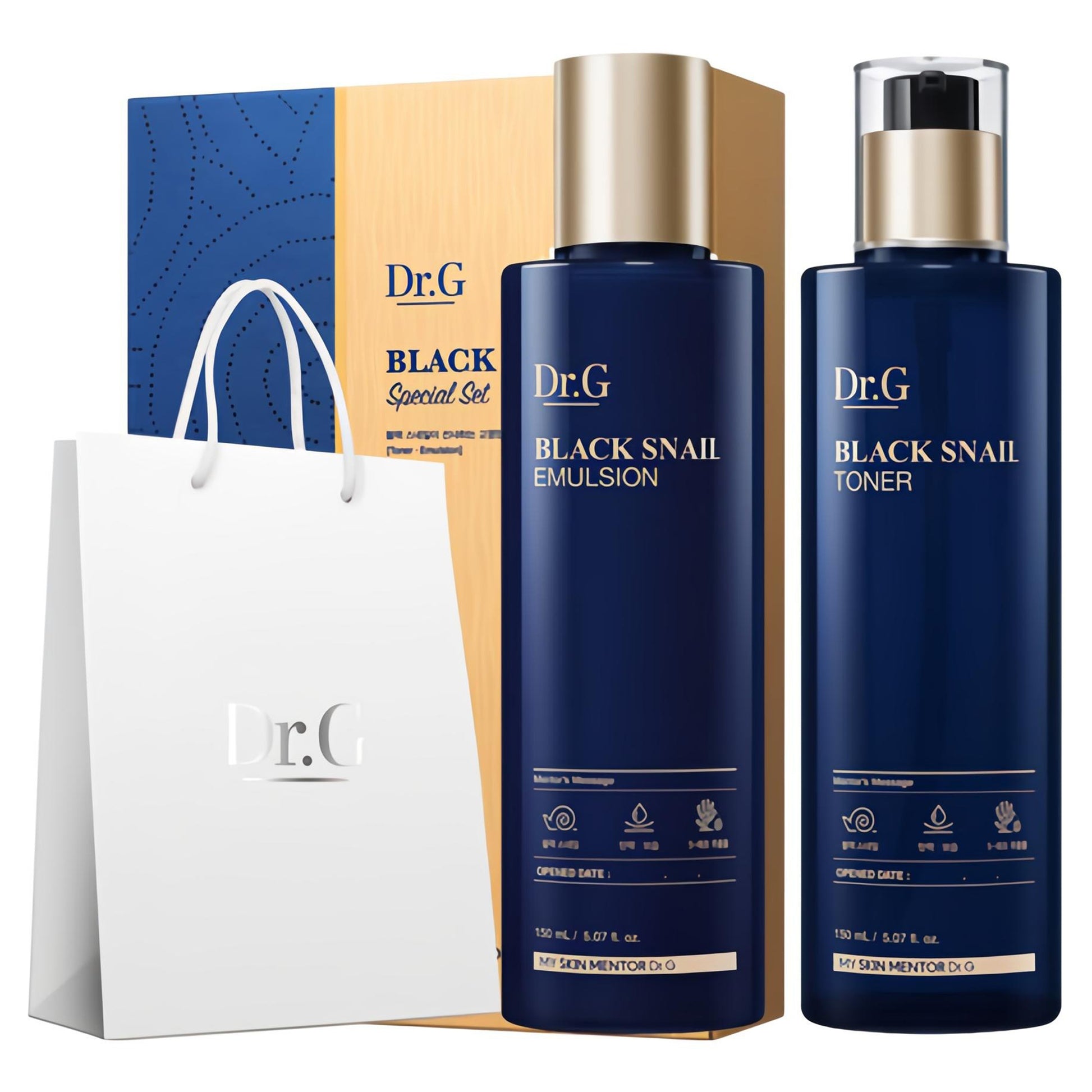 DR.G Black Snail Toner 150ml + Emulsion 150ml Special Gift Set 1Set