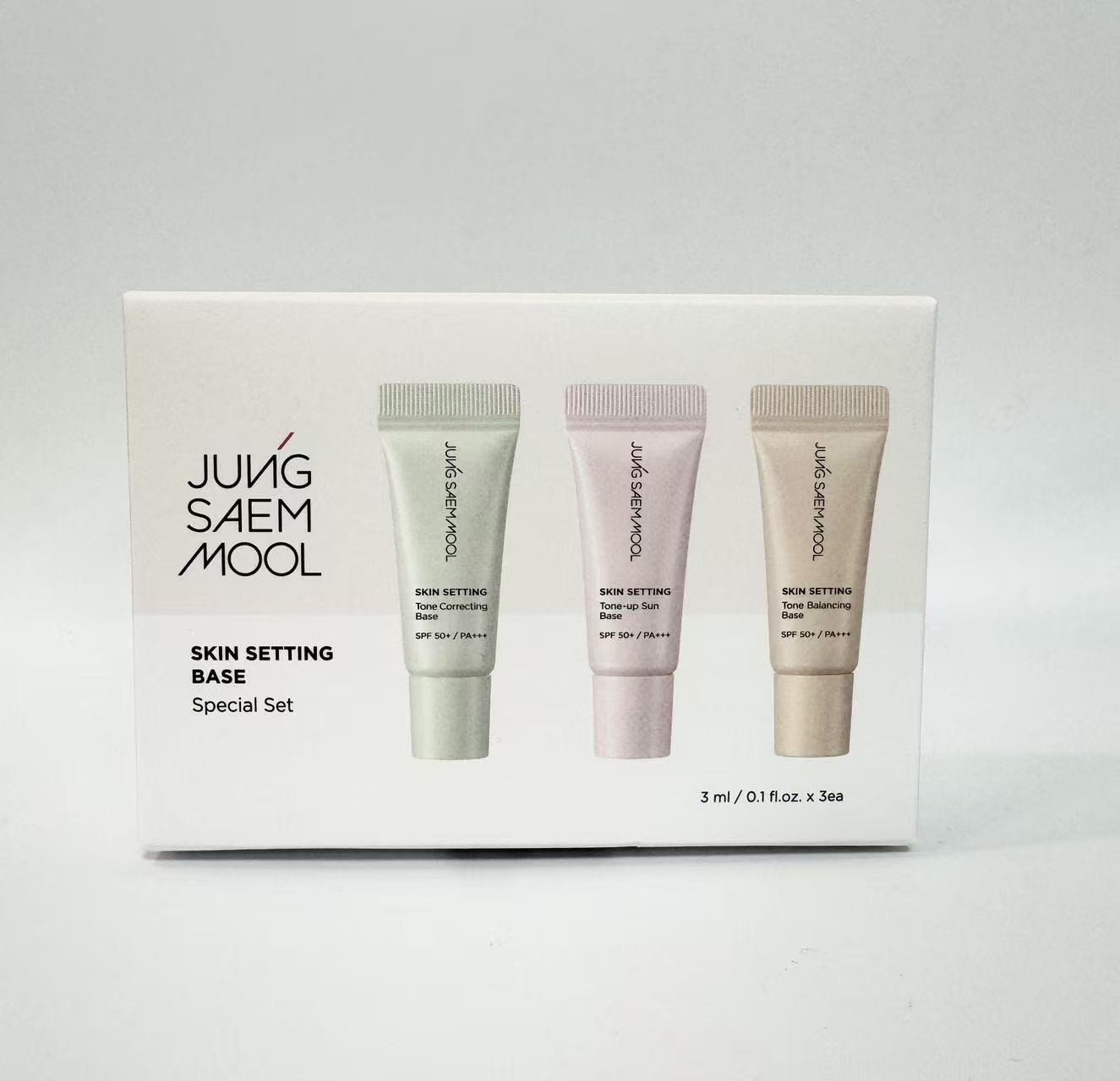 JUNG SAEM MOOL Skin Setting Base 3ml*3 Set
