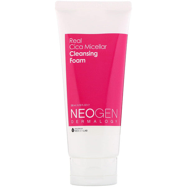 Neogen, Real Cica Micellar Cleansing Foam, 6.76 fl oz (200 ml)